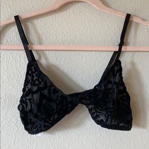 Black Velvet bralette
